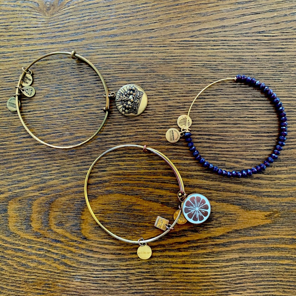 3 Alex and Ani Bracelets